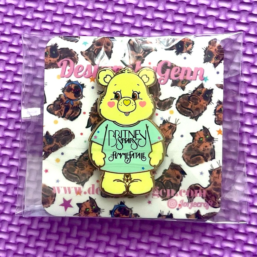 DBG Britney Spears Carebear Pin